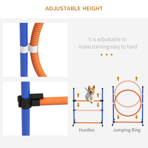 Dog Agility Training Equipment with Carry Bag