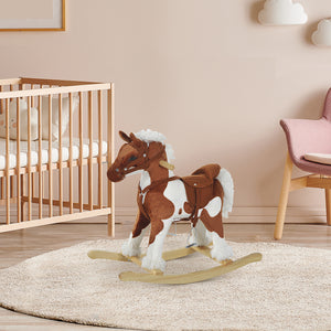 Rocking horse with nursery rhyme, music and light