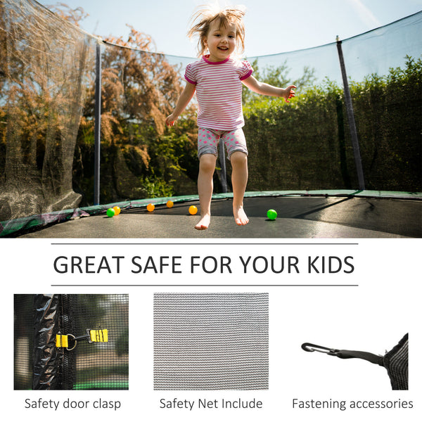 Replacement safety net for 12-foot trampoline 
