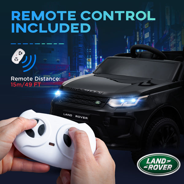 Land Rover Discovery Sport 12V with remote control, black