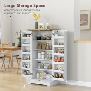 Country style storage unit, cream white