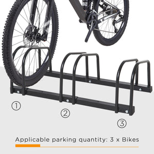 3-bike rack, black