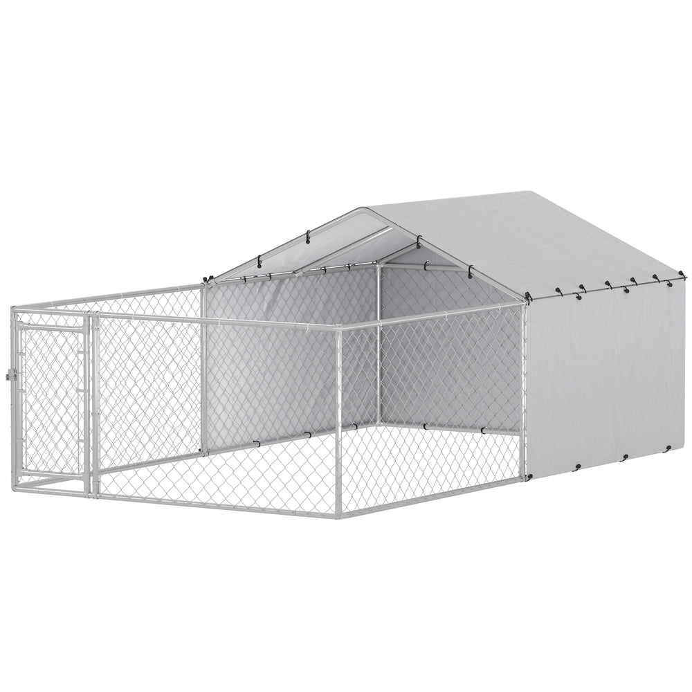 Galvanized steel enclosure with waterproof cover