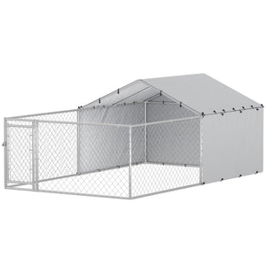 Galvanized steel enclosure with waterproof cover