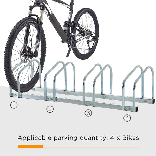 4-bike rack, silver