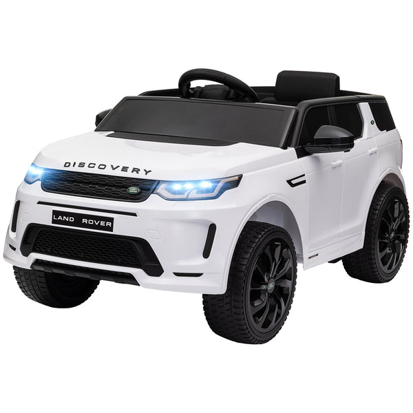 Land Rover Discovery Sport 12V Licensed with Remote Control, White
