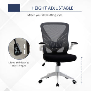 Swivel mesh office chair with lumbar support
