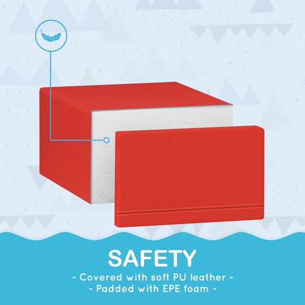 2-Piece Foam Play Set for Kids, Dark Blue