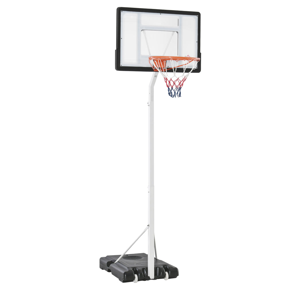 Système de basketball mobile Soozier avec hauteur réglable de 2,1 à 2,6 m, parfait pour juniors et adolescents