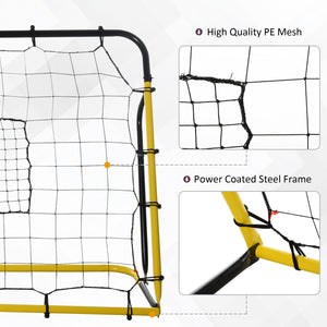 Rebound goal with 5 adjustable angles