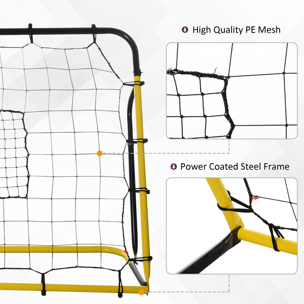 Rebound goal with 5 adjustable angles