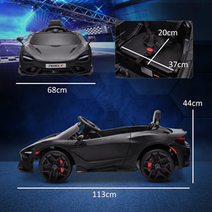 McLaren 765LT 12V with scissor doors, black