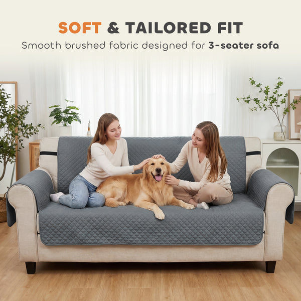Waterproof 3-seater sofa cover for dogs, cats, and other pets