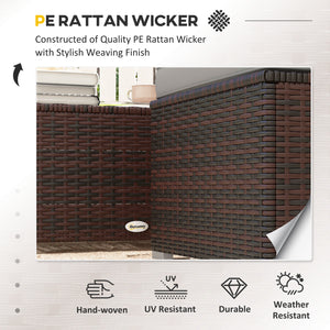 Garden furniture set with soft cushions, corner sofas, gray