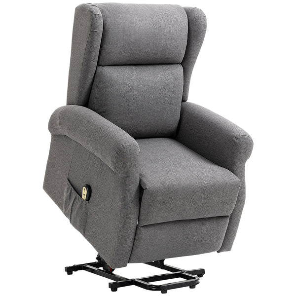 Electric Recliner Lift Chair with Footrest, Grey