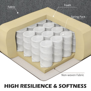 Modern 4 seater sofa with wooden legs, dark grey