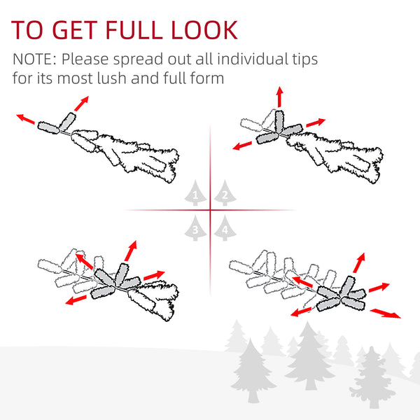 3ft LED Fiber Optic Pre-Lit Christmas Tree with Stand