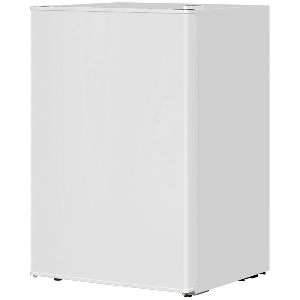 2.5 cu. ft. Mini Fridge, Single Door Compact Refrigerator with Freezer, Adjustable Thermostat, Reversible Door, White