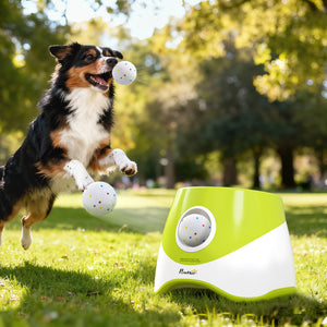 Automatic ball launcher, green