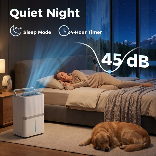 47 L/day Wi-Fi Dehumidifier, up to 5,200 sq. ft.