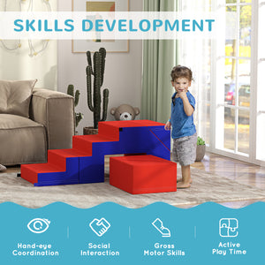 2-Piece Foam Play Set for Kids, Dark Blue