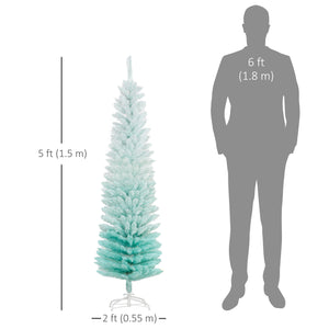 5ft Blue Gradient Artificial Christmas Tree