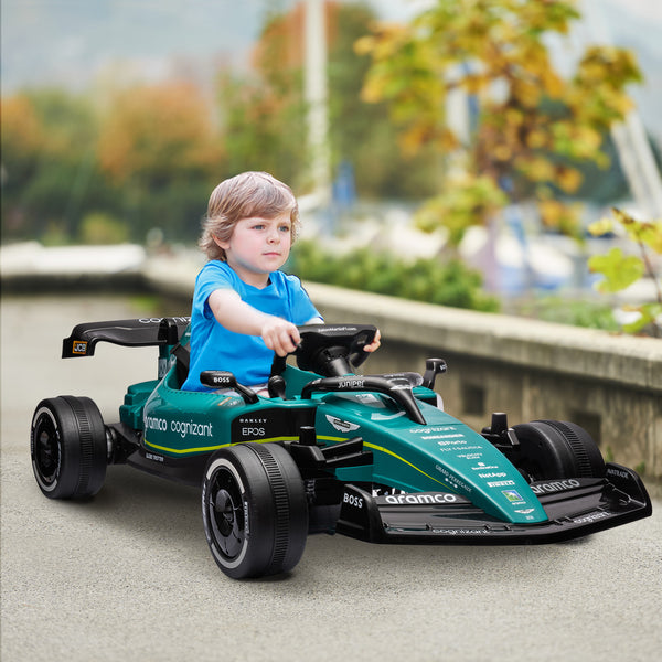 Aston Martin 12V Electric Kart, Green
