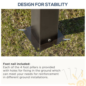 10 x 12 gazebo with rigid polycarbonate panel roof