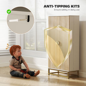 Kitchen storage unit with 12 door shelves and adjustable shelves, white