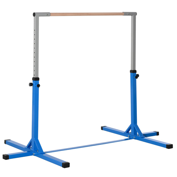 Professional gymnastics bar for children, blue