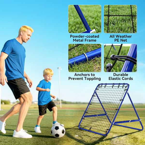 Rebound net, blue
