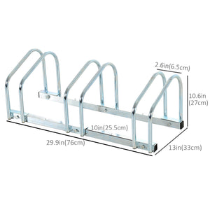 3-bike rack, silver