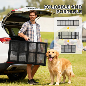 Foldable and portable car ramp