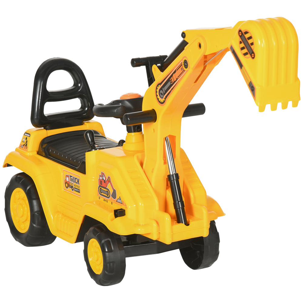 3-in-1 push excavator