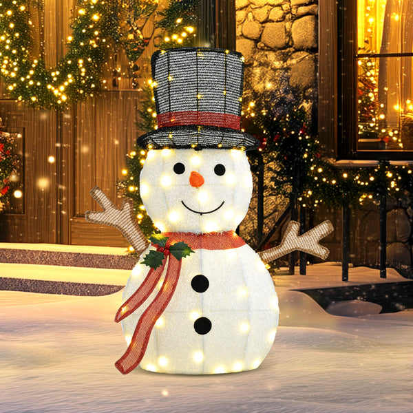 Luminous snowman, white