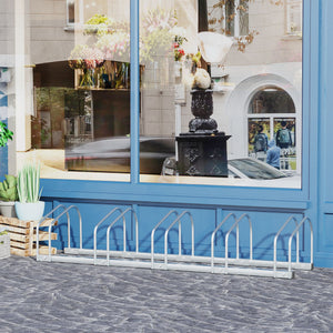 5-bike rack, silver