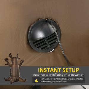 Halloween Inflatable Decoration Haunted Tree with White Ghost, Outdoor LED Display