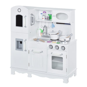 Large children's kitchen set with telephone and water dispenser