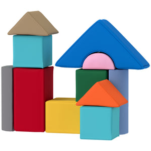 11-piece children's play area, dark color