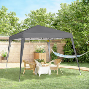 8 x 8 folding tent, carrying bag included, grey