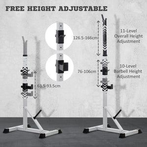 2-piece dumbbell rack with adjustable height, 200 kg capacity