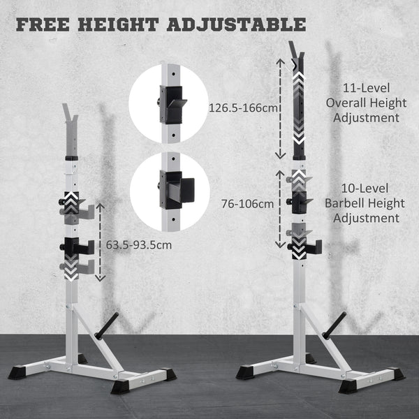 2-piece dumbbell rack with adjustable height, 200 kg capacity
