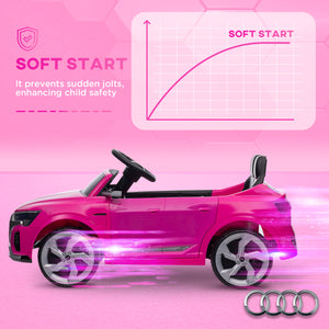 Licensed Audi Q8 Etron Sportback 12V, Pink