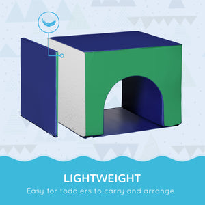 7 Foam Climbing Blocks for Toddlers, Multicolor 