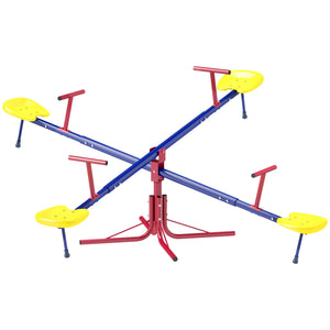 Children's metal seesaw, 4 places
