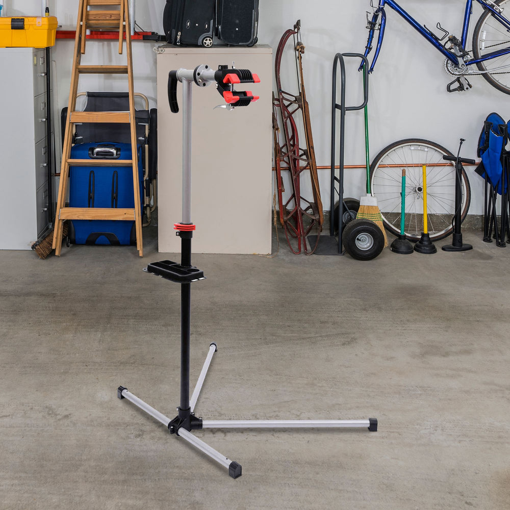 Adjustable bicycle repair stand 
