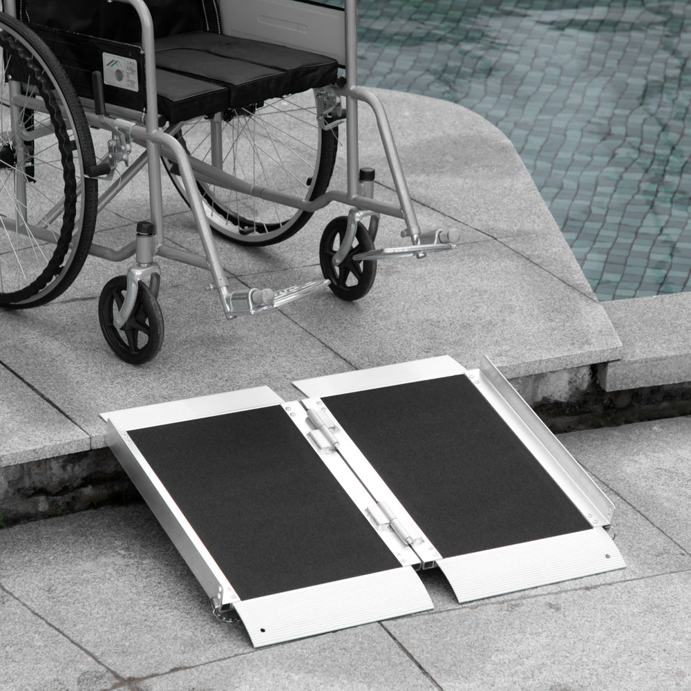 2ft Portable Aluminum Wheelchair Ramp