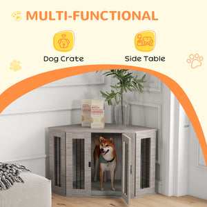 41-inch crate furniture with cushion, brown walnut color
