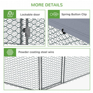 Chicken coop with shelter for 10 to 15 chickens