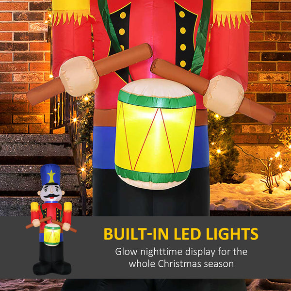 8-foot inflatable nutcracker